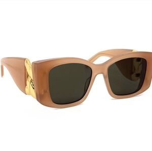 Stella McCartney Falabella Square Sunglasses-Shiny Opaline Rose, NWT